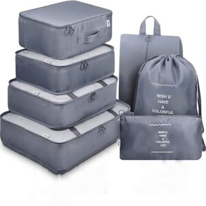 MONJAY 7pcs pouche Set Travel Organ...