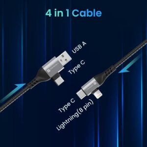 Portronics Konnect 4 IN 1 Unbreakab...