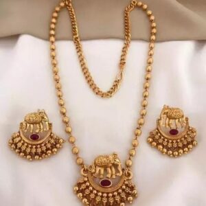 Gold Plated Traditional Elephant Pe...