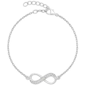 ZAVYA 925 Sterling Silver Infinity ...