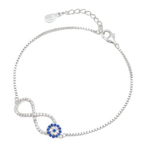 ZAVYA 925 Sterling Silver Infinity ...