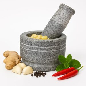 EZAHK Mortar and Pestle Set for Spi...