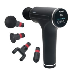 AGARO Galaxy Gun Massager, 4 Heads,...