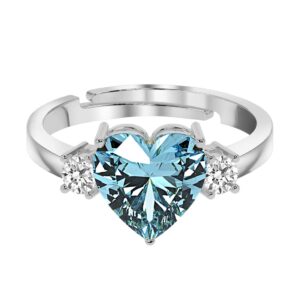 Clara 925 Sterling Silver Heart Sto...