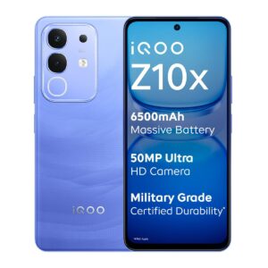iQOO Z10x 5G (Ultramarine, 6GB RAM,...