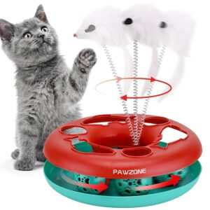 Pawzone Interactive Cat Toys Roller...
