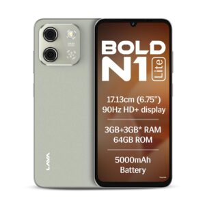 Lava Bold N1 Lite (Crystal Gold, 3 ...
