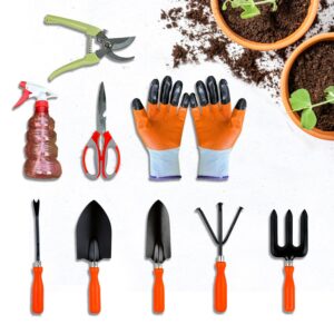 Cinagro Garden Tools Kit, 9 Pcs, We...