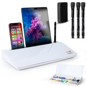 Small Glass Desktop Whiteboard with...