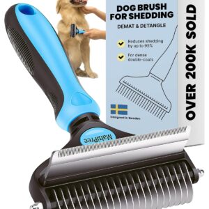 MalsiPree Pet Grooming Brush For Do...