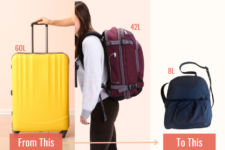 Checked Bags to 8L Personal Item as a Plus-Size Woman • Her Packing List