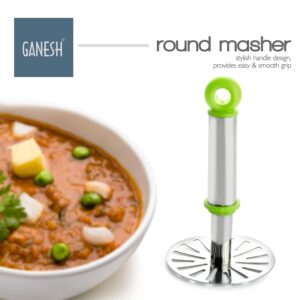 GANESH Stainless Steel Potato Crush...