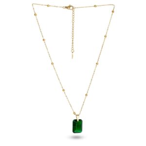 PALMONAS Dazzling Emerald Necklace ...