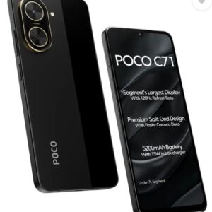 POCO C71, Power Black (6GB, 128GB)