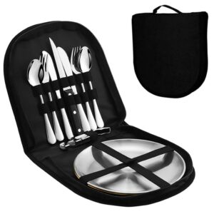 PROBEROS 10Pcs Cutlery Set for 2 Pe...