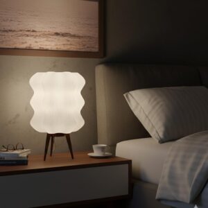 Modern Wavy Design Table Lamp |Soft...