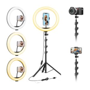 Boltove 10-Inch LED Ring Light with...
