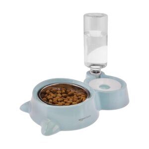 Amazon Basics 2 In1 Pet Feeder Food...