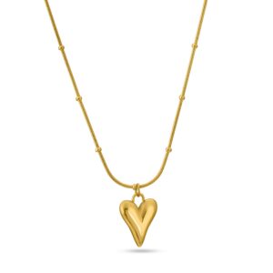 PALMONAS Heart Ball Chain Pendant f...