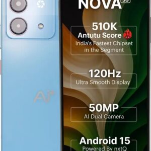 AI+ Nova 5G (Blue, 128 GB) (8 GB RA...