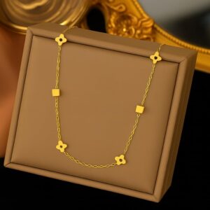 Luxury 18K Gold Plated Stainless St...