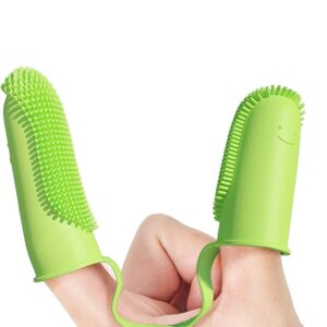 Inralimot Dog Toothbrush Cat Finger...