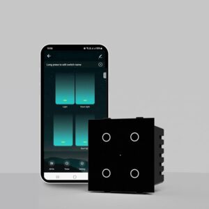 AZIOT Smart Wi-Fi Modular 4 Gang Pr...