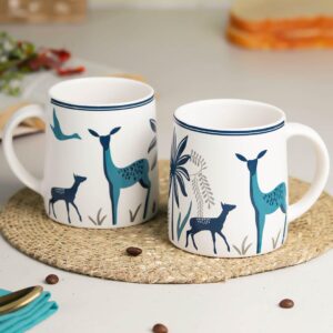The Earth Store Stag Blue Coffee Mu...