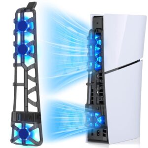 ZORBES® LED Fan for PS5 Slim Conso...