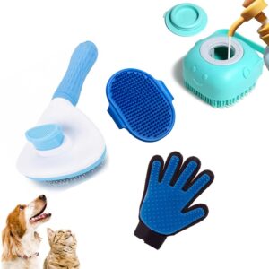 Pet Grooming Kit – Slicker Brush,...