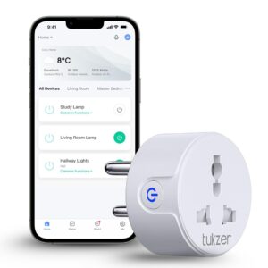 Tukzer 10A WiFi Smart Plug, Compati...