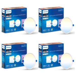 Philips 10W Round Wi-Fi Smart LED C...