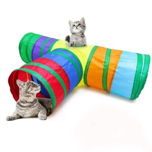 Qpets® 3 Way Rainbow Tunnel Cat To...