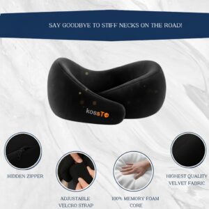 Travel Neck Pillow – 100% Mem...