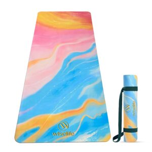 WiseLife PU Natural Rubber Yoga Mat...