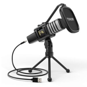 TONOR USB Microphone, Condenser Com...