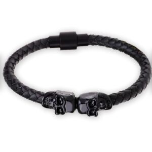 Rope Bracelets for Men,Skull Bracel...