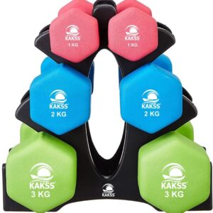 Kakss Neoprene Dumbbells sets for G...