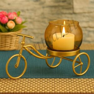 Gold Decorative Bicycle Holder with...