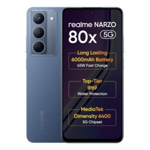 realme NARZO 80x 5G (Midnight Blue,...