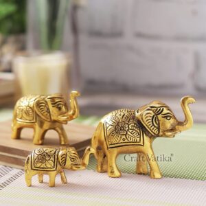 CraftVatika Set of 3 Metal Trunk Up...