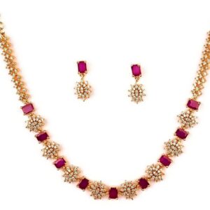 Sasitrends American Diamond White-R...