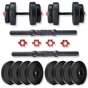 BULLAR Adjustable Dumbbells Set 8 K...