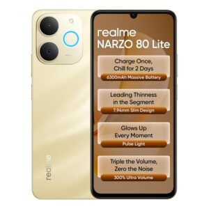 realme NARZO 80 Lite 4G (Beach Gold...