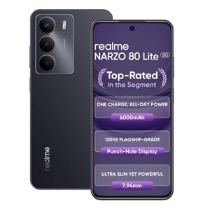 realme NARZO 80 Lite 5G (Onyx Black...