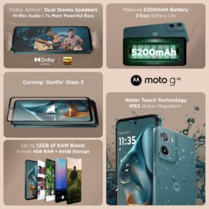 Motorola G05 4G (Forest Green, 4+64...
