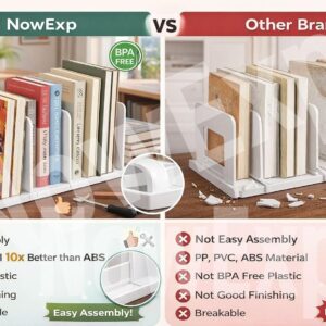 Foldable File Organizer Rack ABS Pl...