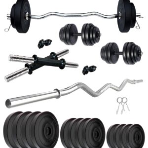Kore PVC 40 Kg Home Gym Set With On...