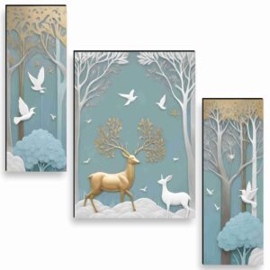 SAF deer Paintings for Wall Decorat...
