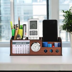 GKD Wooden Desk Calendar 2026 with ...